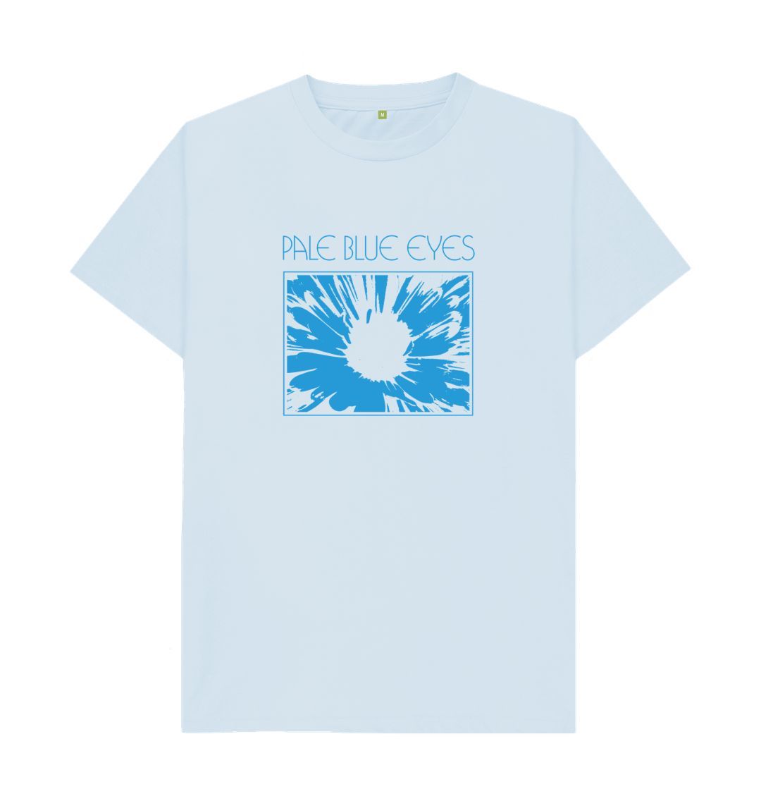 Sky Blue Pale Blue Eyes - 2024 Shirt, Blue Logo