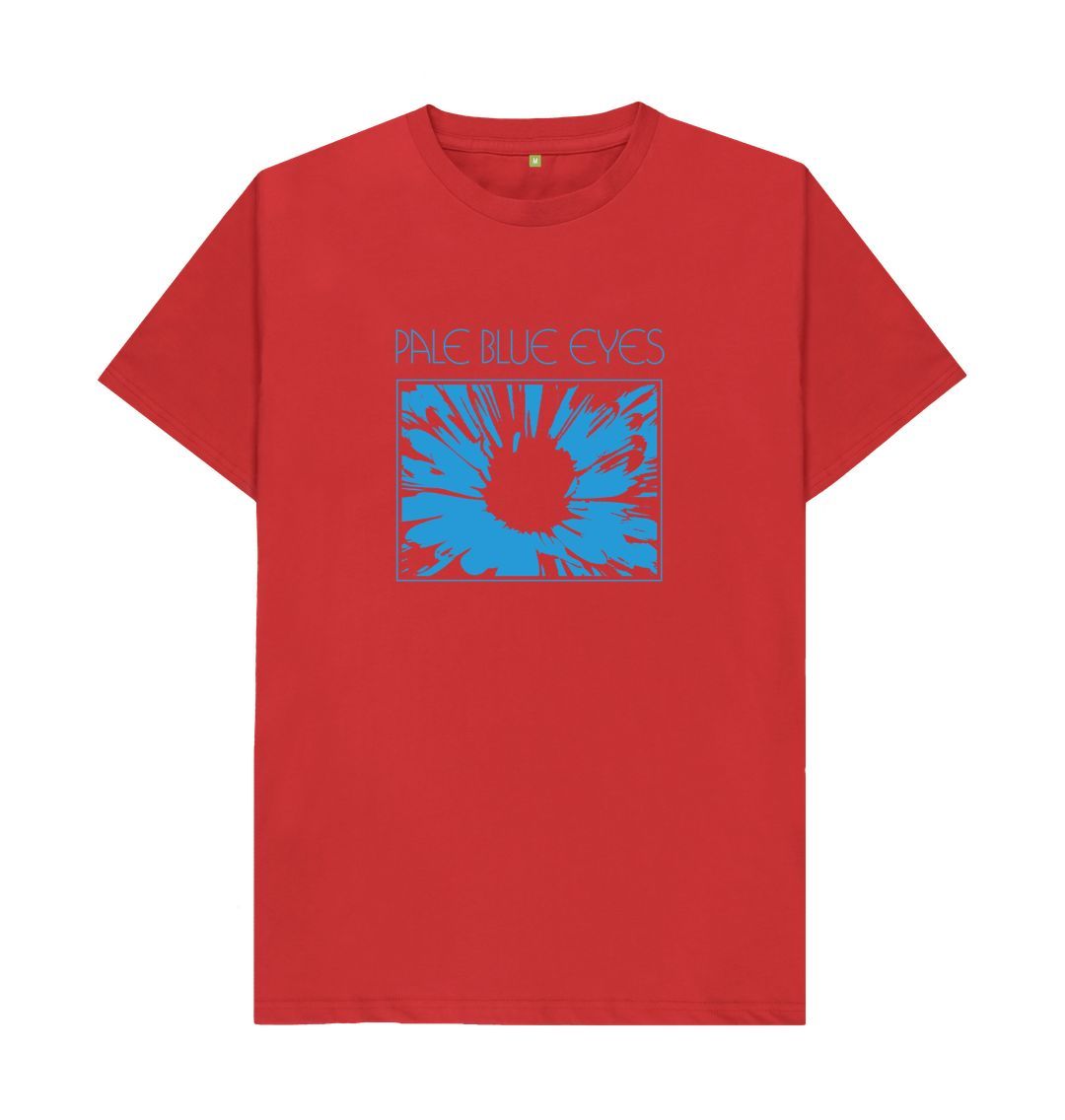Red Pale Blue Eyes - 2024 Shirt, Blue Logo